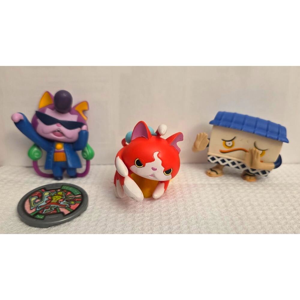 Lot of 3 - Hasbro Yo-Kai Watch Figure Action Figures